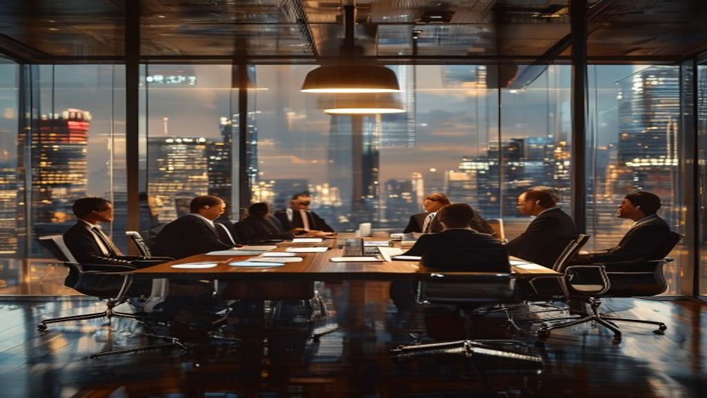 Strategic consulting meeting